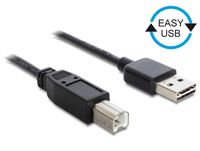 Delock Easy - USB-Kabel - USB (M) umkehrbar bis USB Typ B (M)