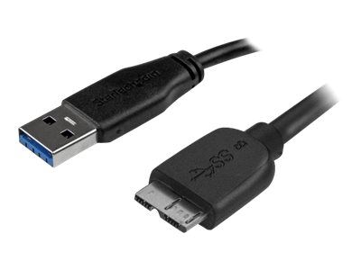 StarTech.com 3m schlankes SuperSpeed USB 3.0 A auf Micro B Kabel - St/St - USB 3.0 Anschlusskabel -