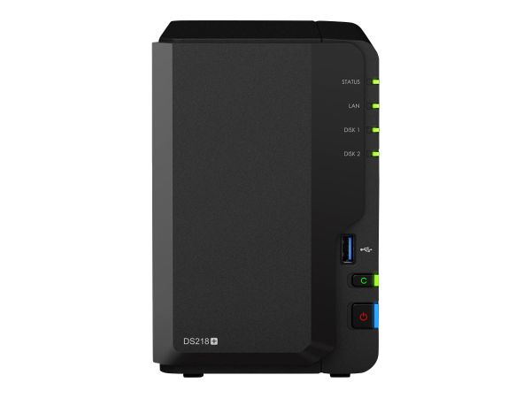 Diskstation DS218+ NAS 2-Bay 2,0GHZ Cel J3355 2 GB DDR3L RJ-45 USB 3.0 1xGBE eS