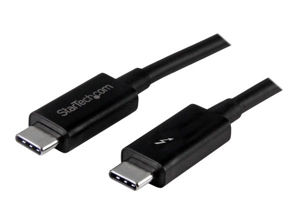 StarTech.com 1m (3.3ft) Thunderbolt 3 Cable, 20Gbps, 100W PD, 4K Video, Thunderbolt-Certified, Compa