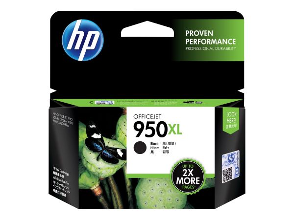 HP Tintenpatrone 950XL schwarz für Officejet Pro 8100/Pro 8600