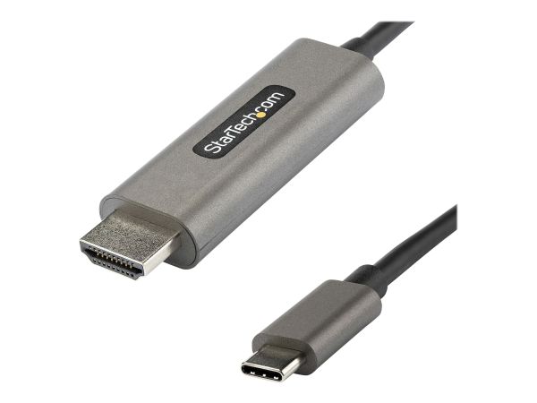 StarTech.com 6ft (2m) USB C to HDMI Cable 4K 60Hz with HDR10, Ultra HD USB Type-C to 4K HDMI 2.0b Vi