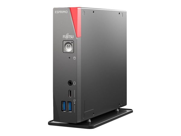 Fujitsu ESPRIMO G9012 - Ultra kompakter Mini-PC - Core i5 12500T / 2 GHz - vPro Enterprise - RAM 16