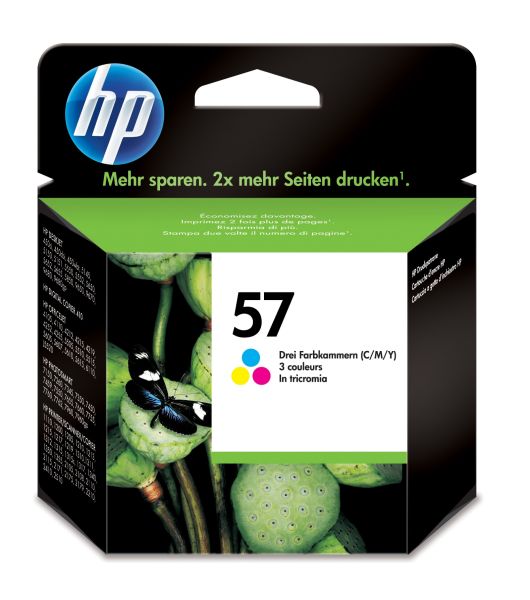 HP Tintenpatrone Nr. 57 C/M/Y für HP Deskjet F4180 Officejet 4110/4215/4255 u.w.