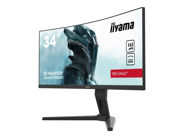 Iiyama G-MASTER Red Eagle GB3467WQSU-B1 - LED-Monitor - gebogen - 86.4 cm (34")
