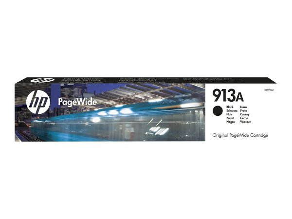 HP Tintenpatrone No 913A schwarz f. PageWide 3500 Seiten