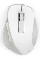 Hama Funkmaus WM-500 ergonomisch 6 Tasten ohne Klickgeräusch Akku Weiß