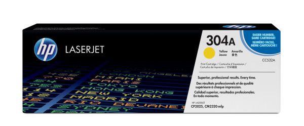 HP Toner CC532A gelb für HP LaserJet 4000 Serie