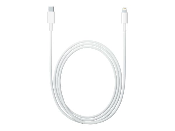 Apple MX0K2ZM/A, 1 m, Lightning, USB C, Männlich,Männlich, Weiß