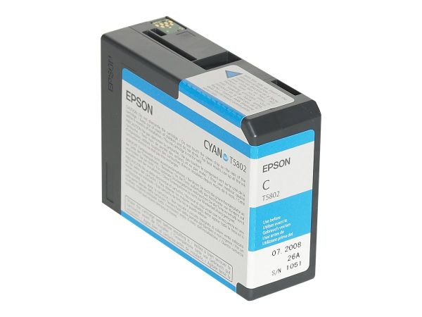 Tintenpatrone T580200 cyan für Stylus Pro 3800/3880 80ml