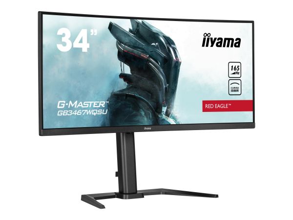 Iiyama G-MASTER Red Eagle GB3467WQSU-B5 - LED-Monitor - gebogen - 86.4 cm (34")