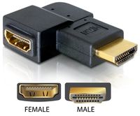 Delock HDMI-Adapter - HDMI weiblich zu HDMI männlich