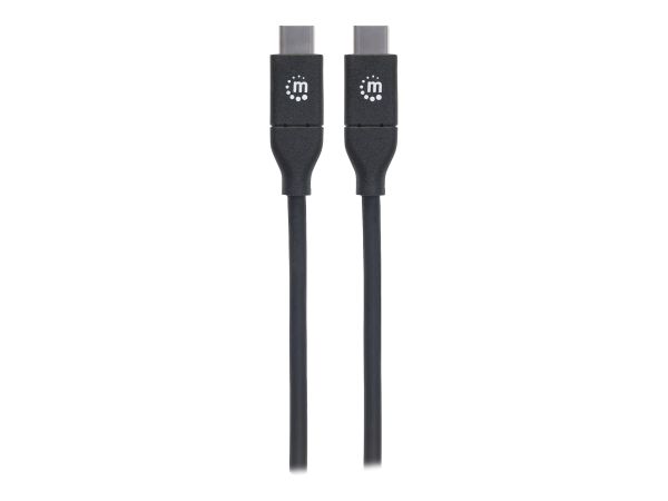 Manhattan USB-C to USB-C Cable, 2m, Male to Male, 480 Mbps (USB 2.0)