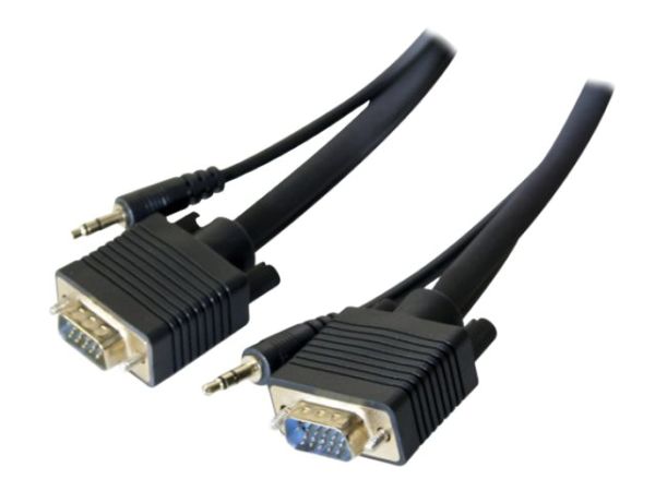 exertis Connect VGA- / Audiokabel - HD-15 (VGA)
