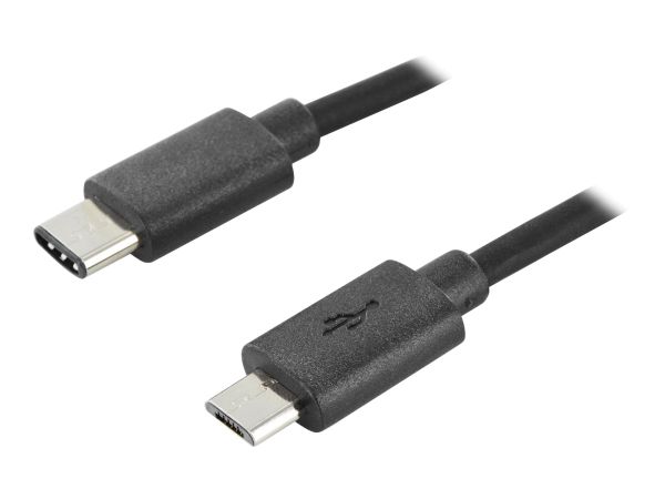 DIGITUS ASSMANN - USB-Kabel - Micro-USB Typ B (M) zu 24 pin USB-C (M)