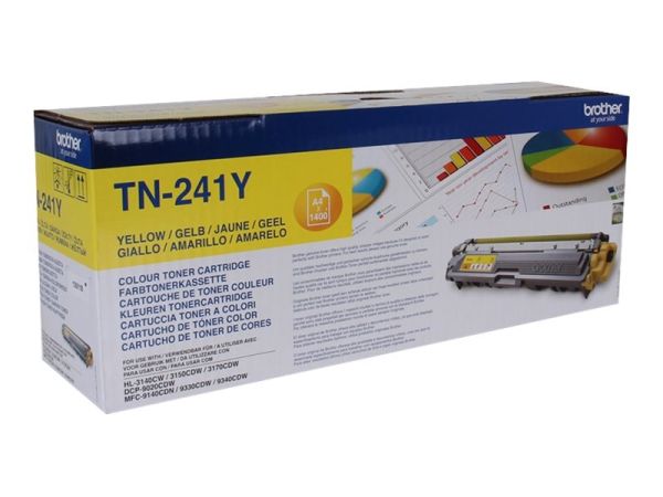 Toner TN-241Y gelb für DCP-9020CDW/HL-3140CW/3150CDW u.w. 1400 Seiten