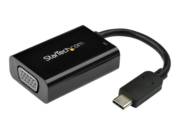 StarTech.com USB-C auf VGA Adapter mit Power Delivery - 1080p USB Typ-C auf VGA Monitor Video Konver