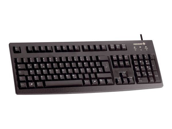 Tastatur G83-6104 USB US schwarz