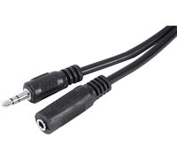 exertis Connect Audioverlängerungskabel 3.5 mm Klinkenstecker an 3.5 Klinkenbuchse schwarz 15.0 - Ad
