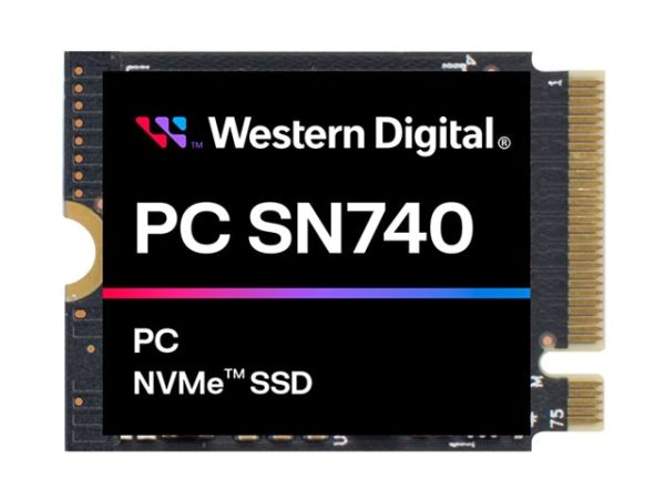 SanDisk WD PC SN740 NVMe SSD SDDPTQE-2T00 - SSD - 2 TB - intern - M.2 2230 - PCIe 4.0 x4 (NVMe)