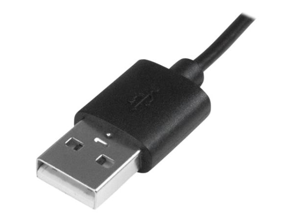 StarTech.com 1m Micro USB Kabel mit LED Ladeanzeige - St/St - USB auf Micro USB Kabel - USB-Kabel -