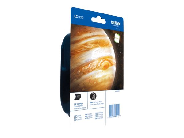Brother LC1240BKBP - Schwarz - original - Blisterverpackung