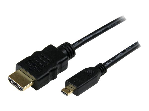 StarTech.com High-Speed-HDMI-Kabel mit Ethernet - HDMI a auf HDMI-Micro d 3m Adapterkabel (Stecker/S