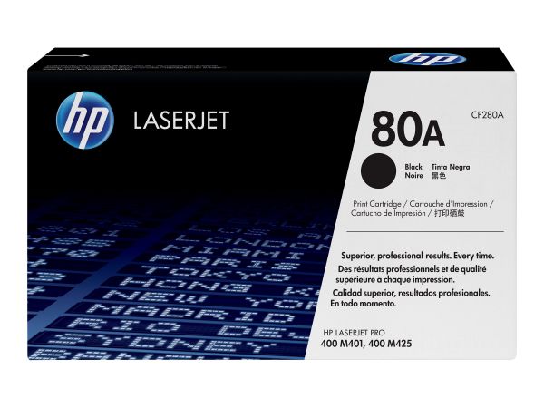 HP Toner 80A schwarz f. LaserJet