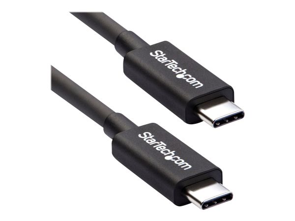 StarTech.com 2m (6.6ft) Thunderbolt 3 Cable, 20Gbps, 100W PD, 4K Video, Thunderbolt-Certified, Compa