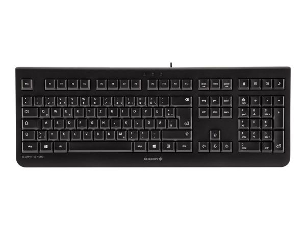 CHERRY KC 1000 - Tastatur - Deutsch - Schwarz - USB