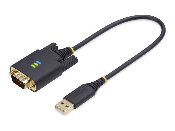 StarTech.com 1ft (30cm) USB to Serial Adapter Cable, COM Retention, RS232 - Kabel USB / seriell - US