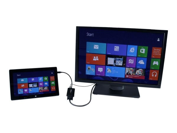 StarTech.com Micro HDMI auf VGA Konverter mit Audio