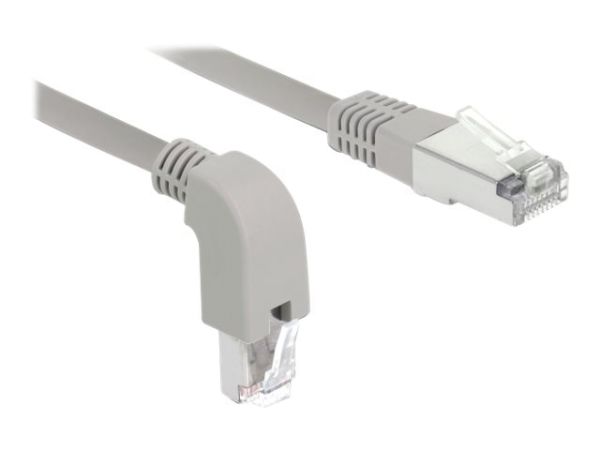 Delock Patch-Kabel - RJ-45 (M) nach unten gewinkelt zu RJ-45 (M)