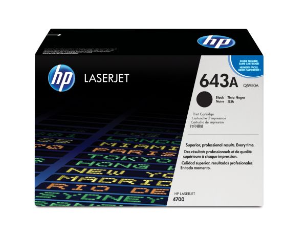 HP Toner Q5950A schwarz für HP Color LaserJet 4700