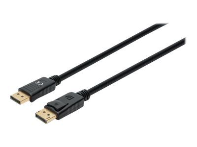 Manhattan DisplayPort 1.4 Cable, 8K@60hz, 1m, PVC Cable, Male to Male, With Latches, Fully Shielded,