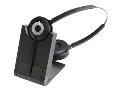 Jabra PRO 930 Duo MS Binaural Kopfband Schwarz Headset
