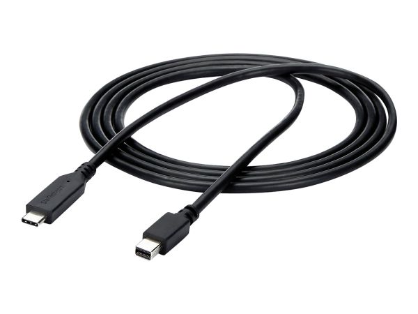 StarTech.com 1,8m USB-C auf Mini DisplayPort Kabel - USB C zu mDP Kabel - 4K 60Hz - Schwarz - Displa