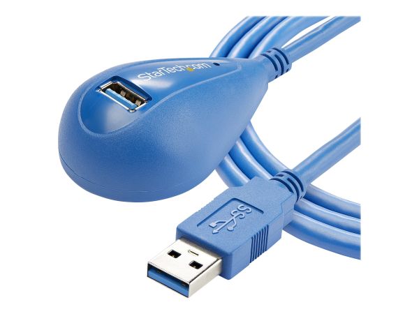 StarTech.com 1,5m SuperSpeed USB 3.0 Verlängerungskabel / Dockingkabel - Blau - Stecker / Buchse - U