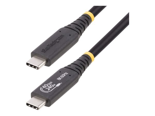 StarTech.com 1m (3.3ft) USB4 Cable, USB-IF Certified USB-C Cable, 40 Gbps - USB-Kabel - 24 pin USB-C