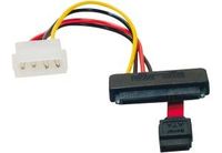 exertis Connect Dexlan AM147551E - 0,5 m - SATA 6-pin - SATA 15-pin + Molex (4-pin) - Männlich - Wei