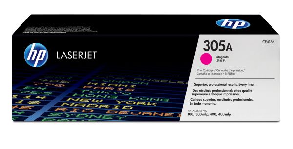 HP Toner 305A magenta für LaserJet Pro M351a/M375nw/M451dn ca. 2.500 Seiten