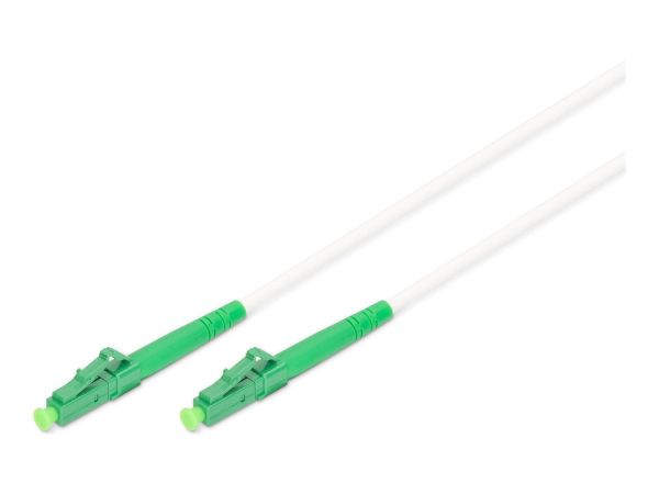 DIGITUS Glasfaser Patchkabel, stahlarmiert, simplex, singlemode, LC/APC LC/APC, 5 m