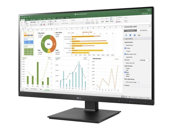 LG 24BN650Y-B, 60,5 cm (23.8 Zoll), Monitor1920 x 1080 Pixel, Full HD, LED, 5 ms, Schwarz