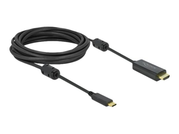 Delock Video- / Audiokabel - 24 pin USB-C männlich zu HDMI männlich