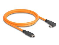 Delock USB-Kabel - 24 pin USB-C (M) gewinkelt zu 24 pin USB-C (M)