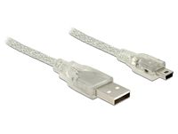 Delock USB-Kabel - Mini-USB, Typ B (M) zu USB (M)