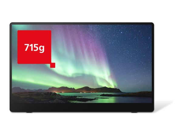 Fujitsu Ricoh 150BW - OLED-Monitor - 39.6 cm (15.6") - tragbar - Touchscreen - 1920 x 1080 Full HD (
