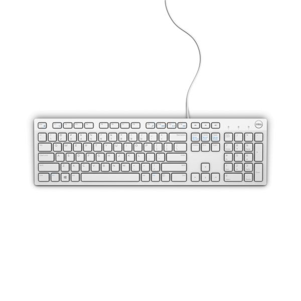 Tastatur KB216 multimedia weiß