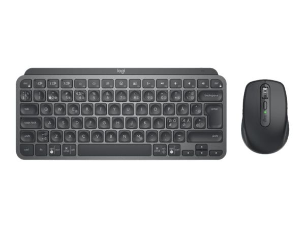 Logitech MX Keys Mini Combo for Business - Tastatur-und-Maus-Set - hinterleuchtet - kabellos - Bluet