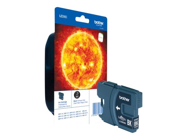 Brother LC980BKBP - Schwarz - original - Blisterverpackung